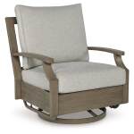 Rainier Ranch Outdoor Swivel Glider Chair with Cushion - Image 4