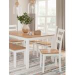 Gesthaven Dining Table with 4 Chairs and Bench (Set of 6) - Image 6