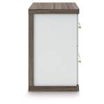 Kendanport Queen Upholstered Bed and 2 Nightstands - Image 13