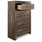 Juararo California King Panel Bed, Dresser, Mirror, Chest and Nightstand - Image 6