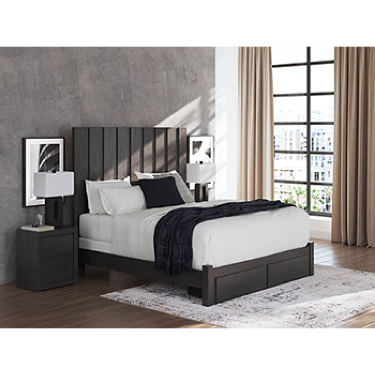 79dc607b1bdec305843b909e8e7abec1 Fraluna King Storage Footboard - Image 1