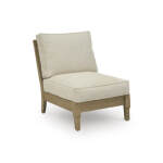 Clare View Armless Chair with Cushion