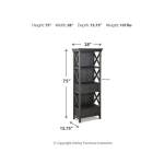 Tyler Creek Counter Height Table with 4 Barstools, Server and Display Cabinet - Image 14