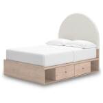 Arloster Full Upholstered Panel Bed with Storage - Image 4