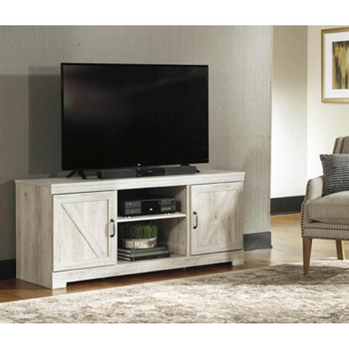 7b5097d33979f784cf66889db32cd60d Bellaby 63" TV Stand - Image 1
