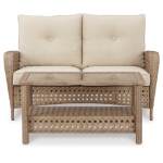 Braylee Outdoor Loveseat with Table (Set of 2) - Image 2