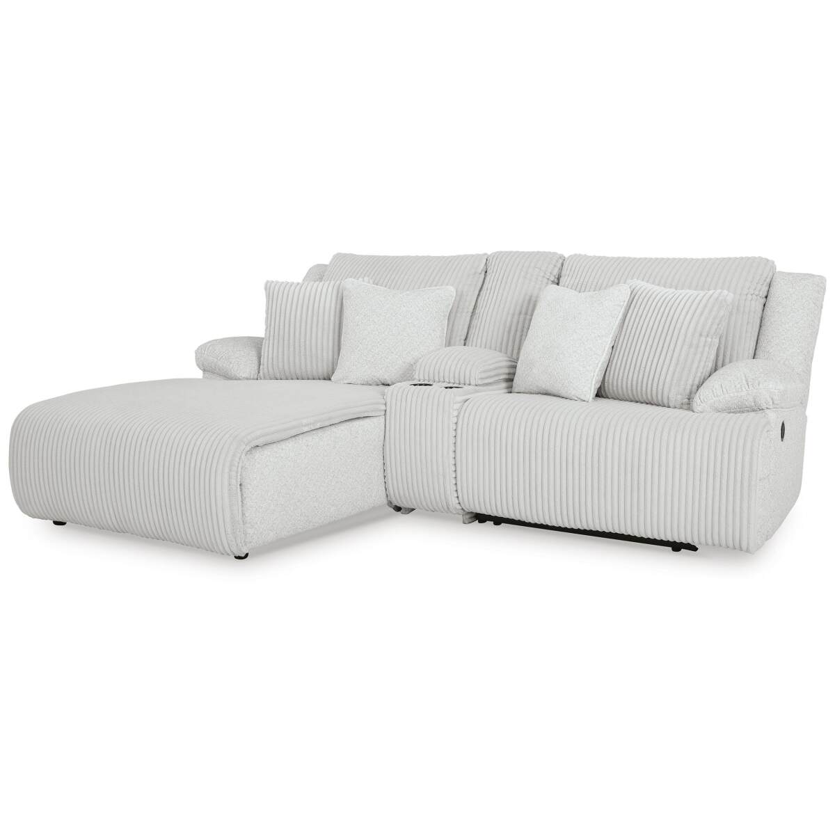 7bc38c38d63b9dda63ecc8ca6abad7ce Top Tier 3-Piece Reclining Sectional Sofa with Chaise - Image 1