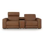 Magic Man 2-Piece Power Reclining Sectional Loveseat with Console