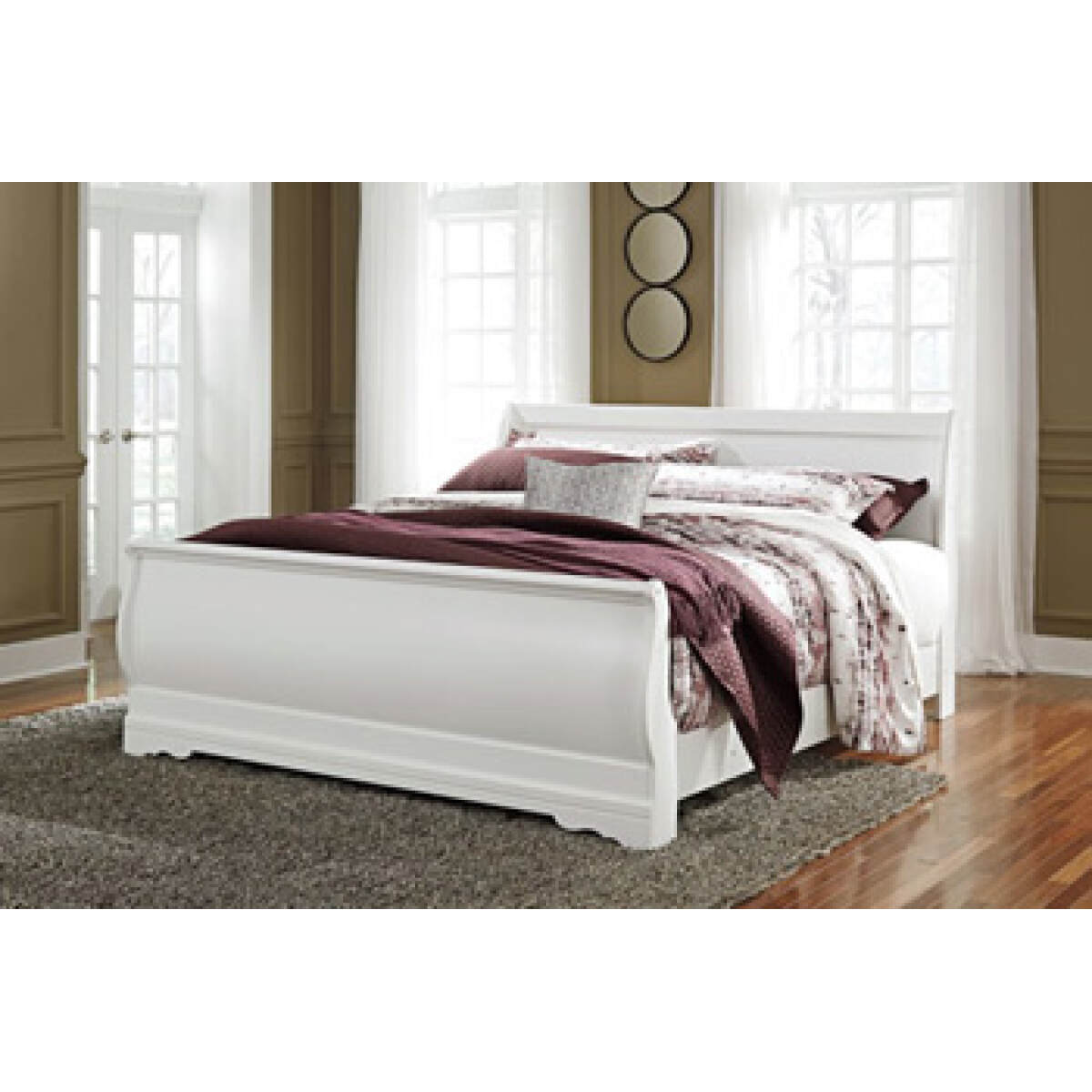 7d0e7123d55b716c8be5537e2a6d6743 Anarasia Queen Sleigh Bed - Image 1