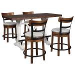 Valebeck Counter Height Dining Table and 4 Barstools - Image 2