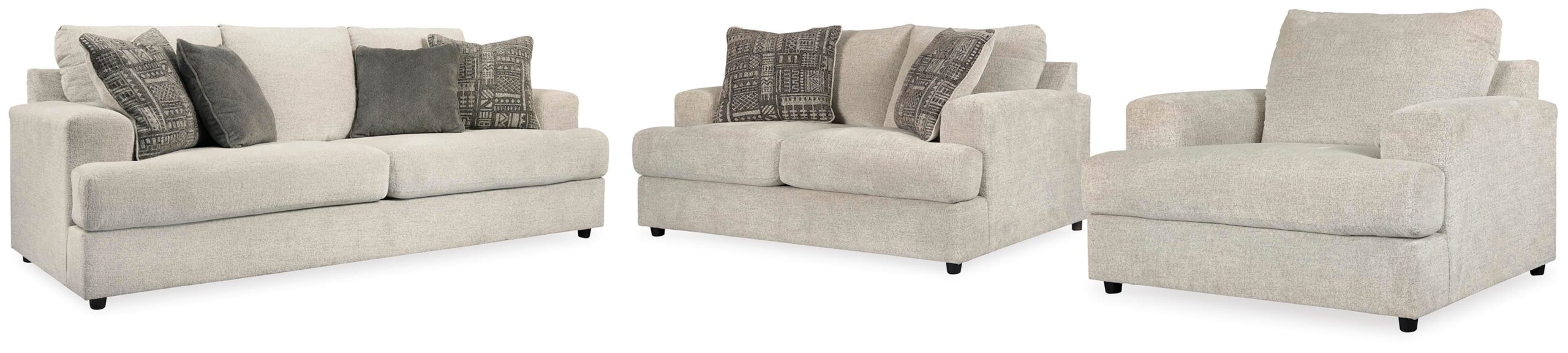 7d85fff57f78f0c15c300f03bb46f532 Soletren Sofa, Loveseat and Oversized Chair - Image 1