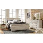 Bellaby King Panel Bed, Dresser, Mirror, Chest and 2 Nightstands - Image 12