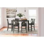 Caitbrook Counter Height Dining Table and Bar Stools (Set of 7) - Image 3