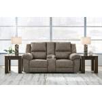 Laresview Reclining Loveseat with Console - Image 3