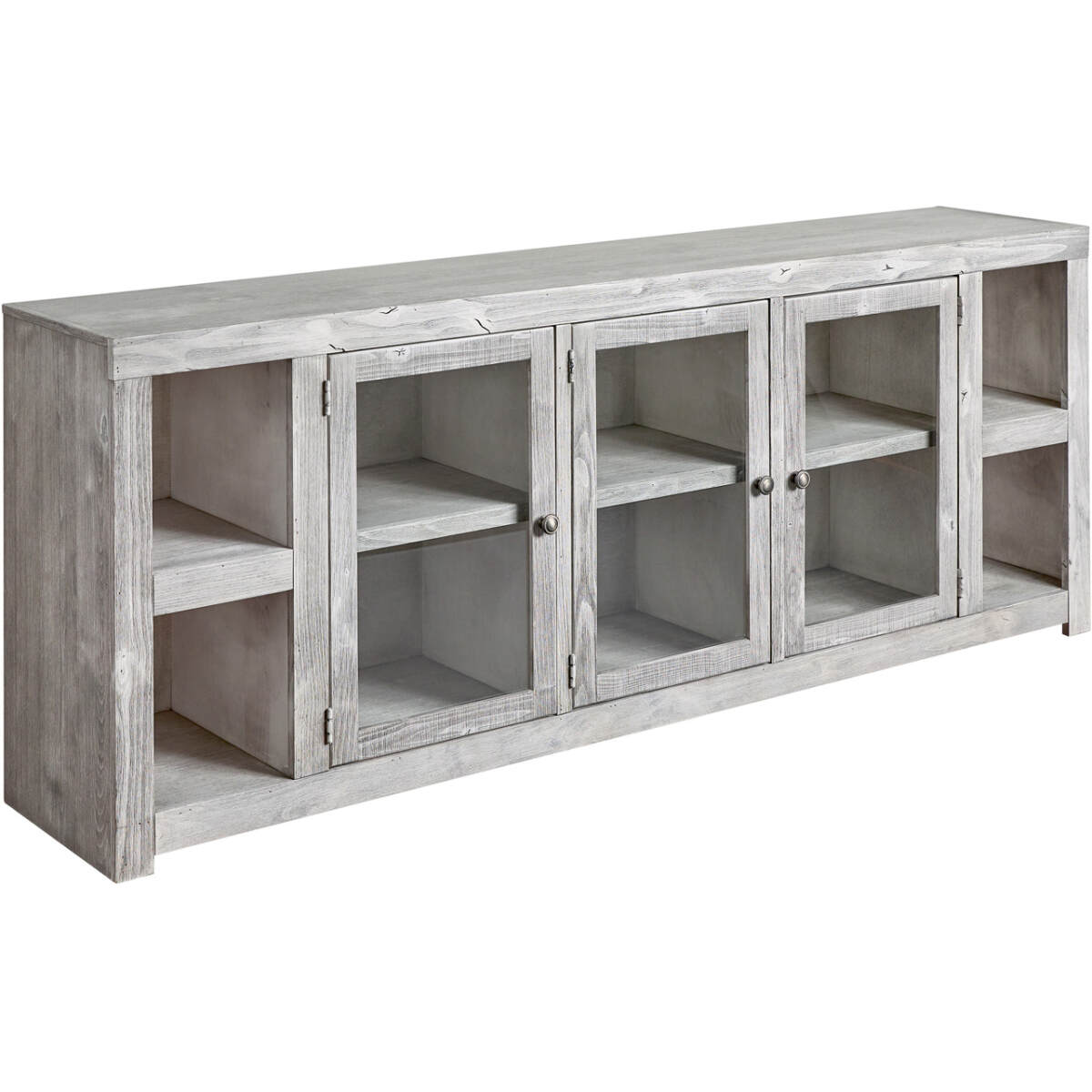 7de3f21e7e4efc2bdfc5fdb2b14b6e21 Avery Loft 84" Console W/ 3 Doors DY1263-GHT - Image 1