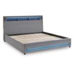 Verishaw California King Upholstered Bed with Wireless Audio - Image 5