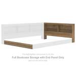 Deanlow Full Bookcase Storage with End Panel