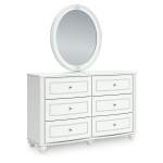 Kozlani Full Upholstered Panel Bed, Dresser and Mirror - Image 11