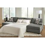 Newellen 3-Piece Sleeper Sectional with Double Chaise - Image 3