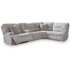Acklen Place 5-Piece Power Reclining Sectional with Storage Console