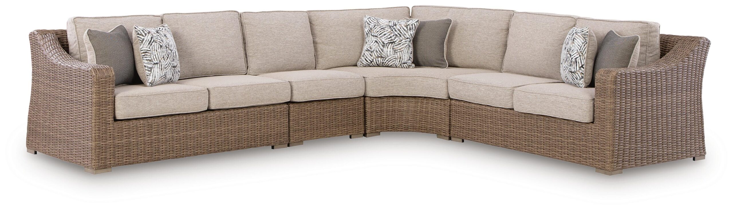 7e536b759f4582422cb281f4a481f280 Laguna Heights 4-Piece Outdoor Sectional - Image 1