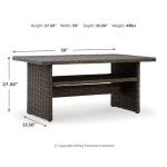 Brook Ranch Outdoor Sofa Sectional, Bench, Lounge Chair and Table - Image 10