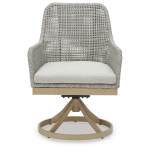 Seton Creek Outdoor Swivel Dining Chair (Set of 2) - Image 5