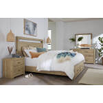 Modern Loft 2 Drawer Nightstand W/ Power IML-450-KHK-3 - Image 4