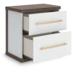 Kendanport Queen Upholstered Bed and 2 Nightstands - Image 12