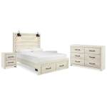Cambeck Queen Panel Storage Bed, Dresser and 2 Nightstands