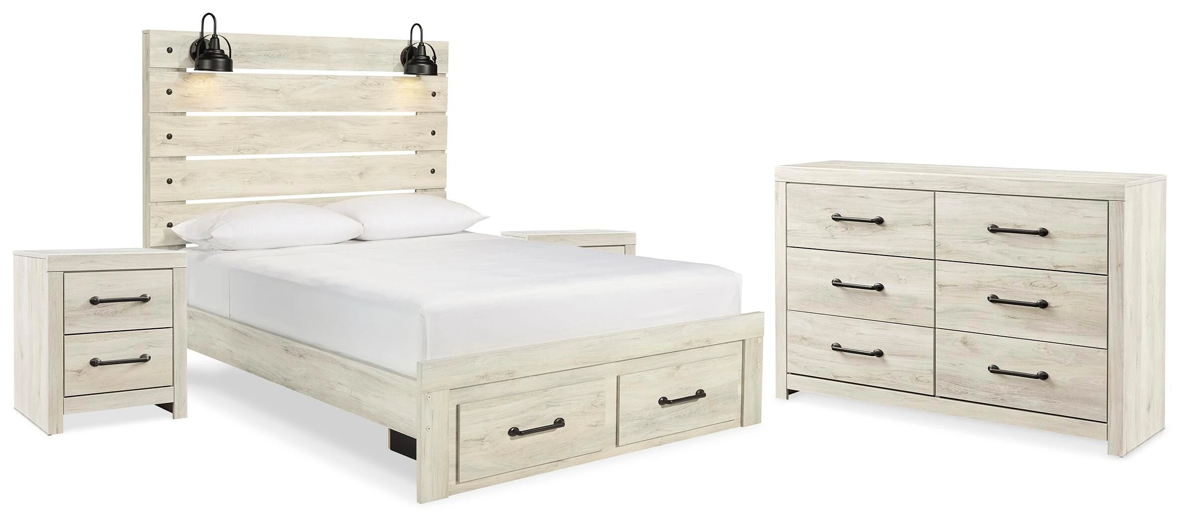 7e9e9baf45183ed695efb8cbdcc2496a Cambeck Queen Panel Storage Bed, Dresser and 2 Nightstands - Image 1