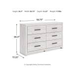 Cayboni Twin Panel Bed, Dresser and Chest - Image 11