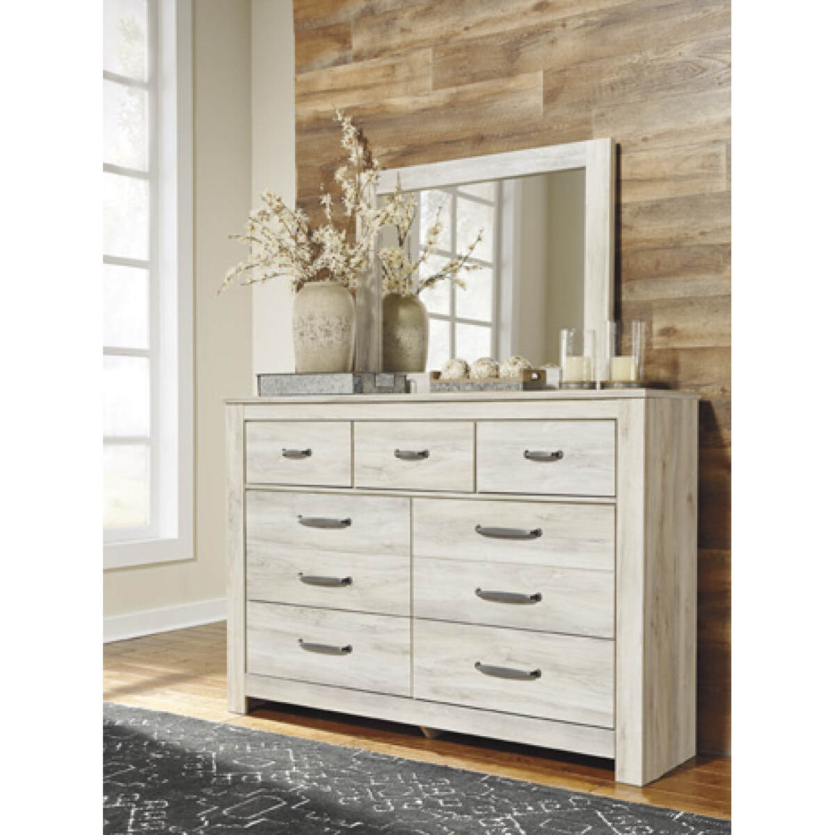 7f45249301c1a047a8db16675afaf2a2 Bellaby Bedroom Mirror - Image 1