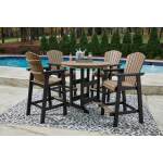 Fairen Trail Outdoor Counter Height Dining Table with 2 Barstools - Image 2
