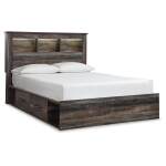 Drystan Queen Bookcase Bed with Storage, Dresser and Nightstand - Image 7