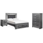 Lodanna Full Storage Bed, Chest and Nightstand