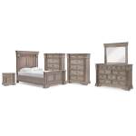 Blairhurst Queen Panel Bed, Dresser, Mirror, 2 Chests and Nightstand - Image 2
