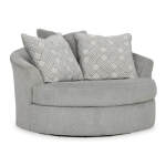 Casselbury Oversized Swivel Accent Chair