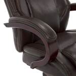 Bellamy Executive Leather Office Chair, Brown - 45783-LZB - Image 11