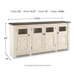 Bolanburg 74" TV Stand - Image 5