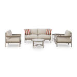 Bluff Trail Outdoor Love/Chairs/Tables Set (Set of 5)