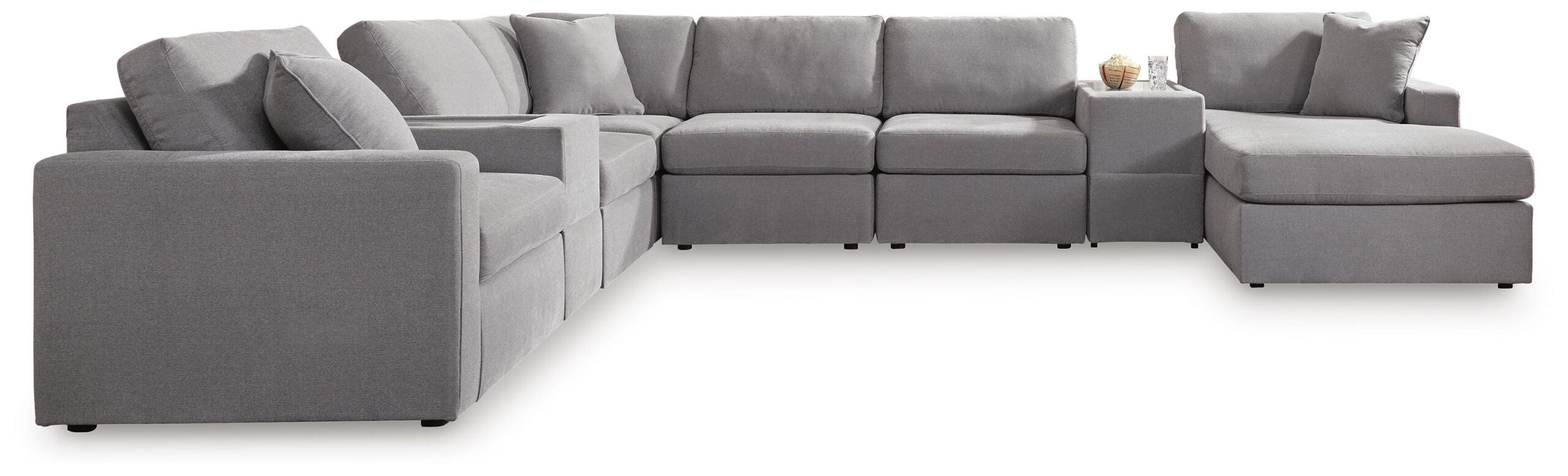 81966a8a3b6b6046178092a96fd1b7fd Modmax 8-Piece Sectional with Chaise - Image 1