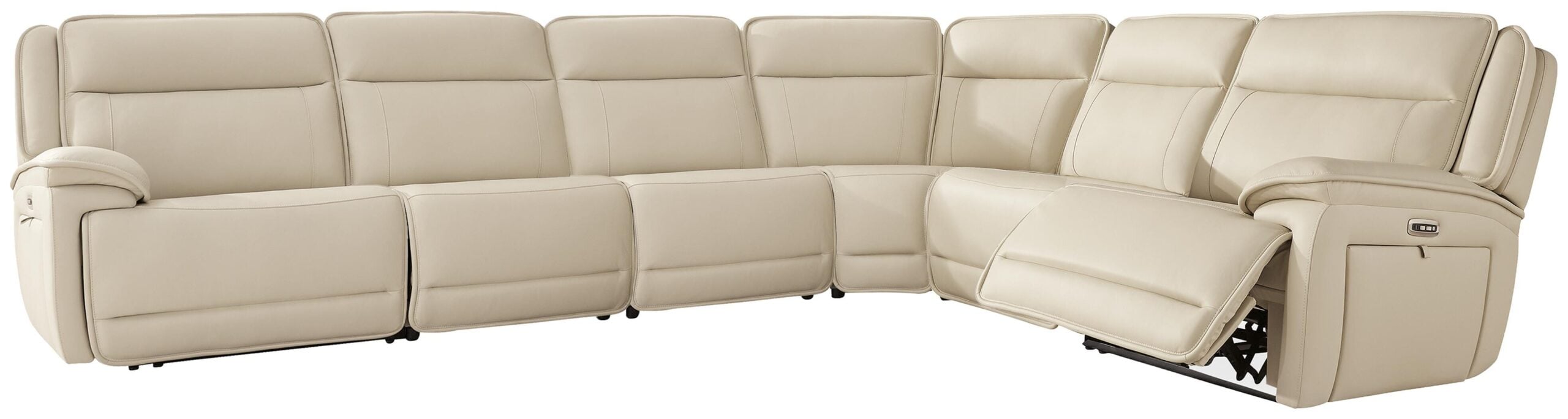 81c498ceacb5ac1b506a8ba8cc7cd6cc Double Deal 6-Piece Reclining Sectional - Image 1