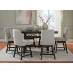 Burkhaus Counter Height Dining Table and 6 Barstools - Image 5