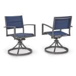 Rocky Creek Outdoor Sling Swivel Chair (Set of 2) - Image 2