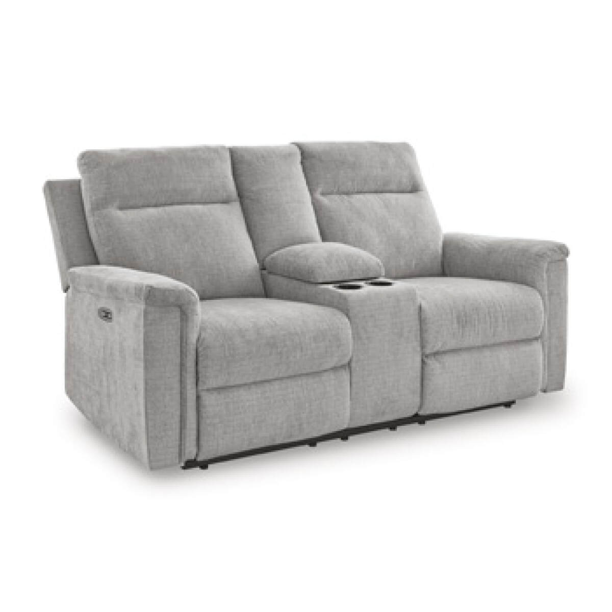 81e4452bbfe97921924b0ed4bc0db552 Barnsana Power Reclining Loveseat with Console - Image 1