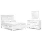 Fortman Queen Panel Bed, Dresser and Mirror