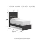 Hollivern Twin Panel Bed - Image 5
