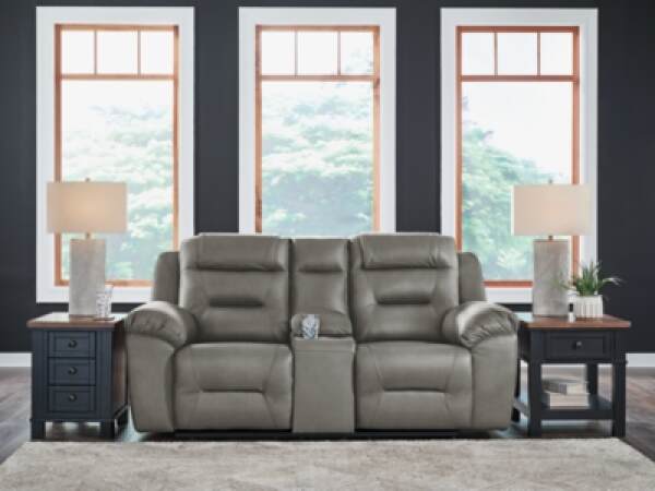 Beaman Peak Reclining Loveseat with Console - Image 2