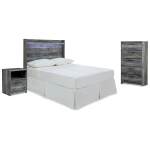 Baystorm Full Panel Headboard, Chest and Nightstand